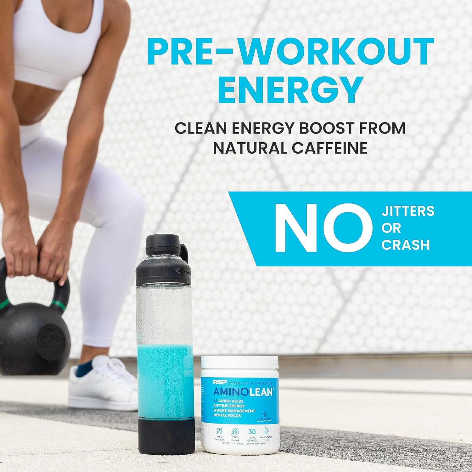 RSP NUTRITION AminoLean Pre Workout Powder, Amino Energy & Weight Management with Vegan BCAA Amino Acids, Natural Caffeine, Preworkout Boost for Men & Women, 30 Serv, Pink Lemonade… Nirvana Guru