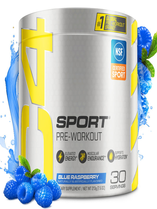 Cellucor C4 Sport Pre Workout Powder Watermelon - Pre Workout Energy with Creatine + 135mg Caffeine and Beta-Alanine Performance Blend - NSF Certified for Sport 30 Servings