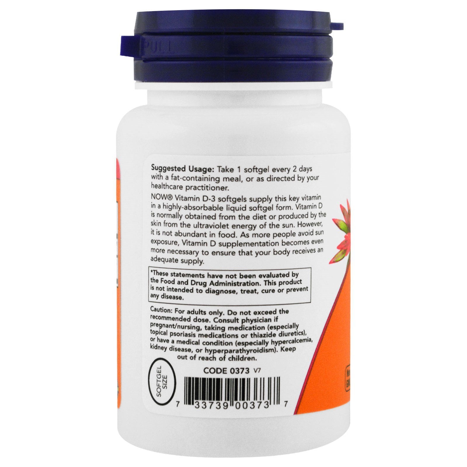 NOW Foods Supplements, Vitamin D-3 5,000 IU, High Potency, Structural Support*, 240 Softgels - Nirvana Guru