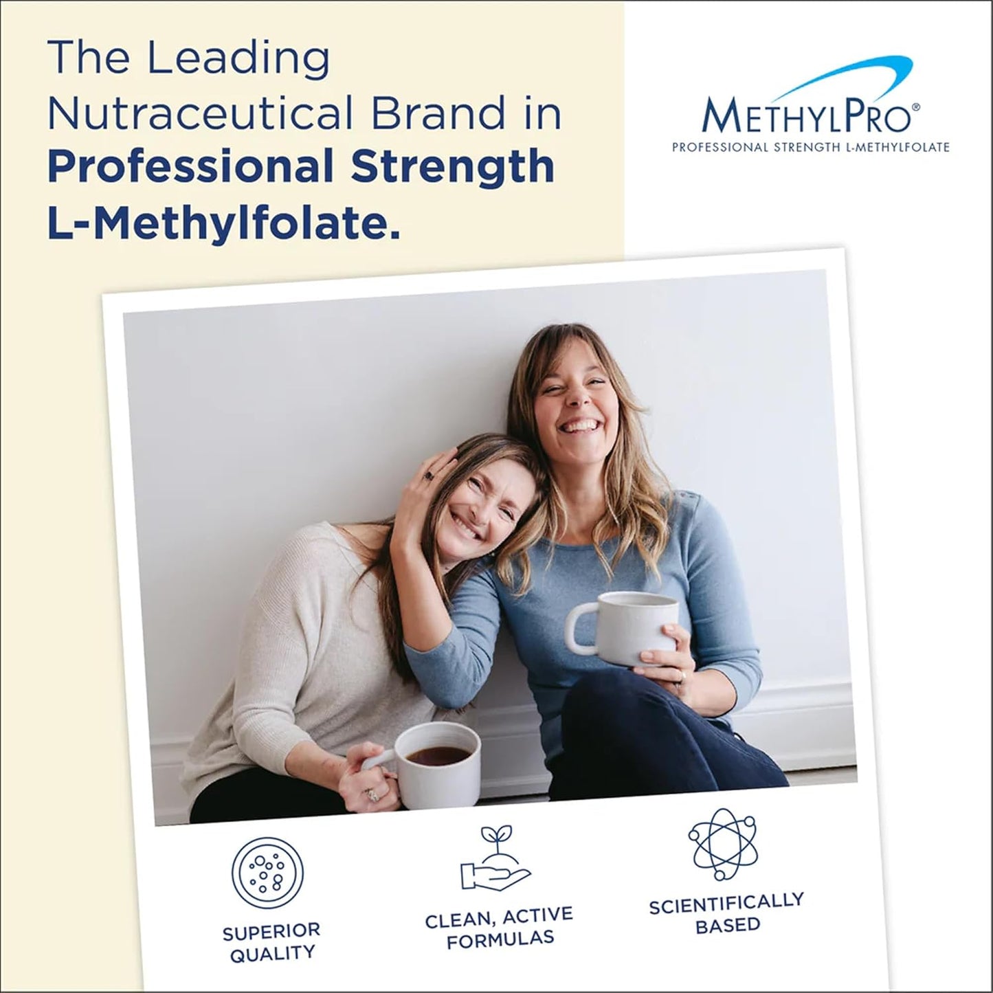 MethylPro L-Methylfolate 7.5 mg - L Methyl Folate, Methylfolate Supplement for Women & Men, Methylated Vitamin B9 (5-MTHF) for Brain Health, Focus, Calm - 30 Capsules (Pack of 1) - Nirvana Guru