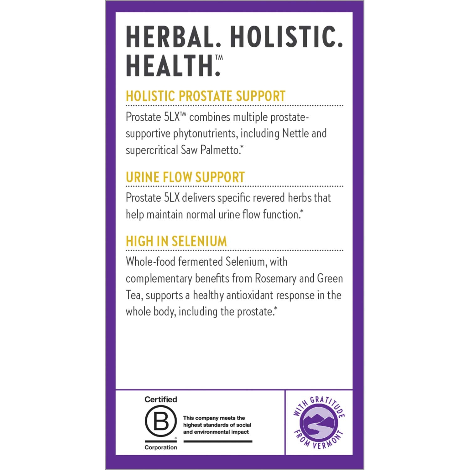 New Chapter Prostate Supplement - Prostate 5LX™ with Clinical Strength Saw Palmetto + Fermented Selenium for Men’s Wellness - 180 ct Vegetarian Capsule - Nirvana Guru