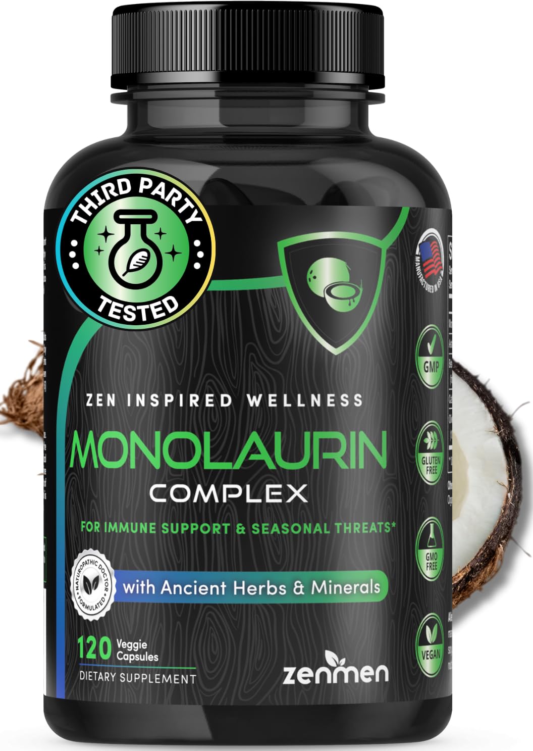 H. Pylori Support | Lactobacillus Reuteri Probiotic with Mastic Gum for Digestion & GI Health - Third Party Tested, 60 Vegan Capsules, Made in The USA Nirvana Guru