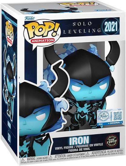Funko Pop! Animation: Solo Leveling - Iron - 1/6 Odds for Rare Chase Variant - Glow in The Dark - Styles May Vary - Amazon Exclusive - Collectable Vinyl Figure - Gift Idea - Anime Fans nirvanaguru