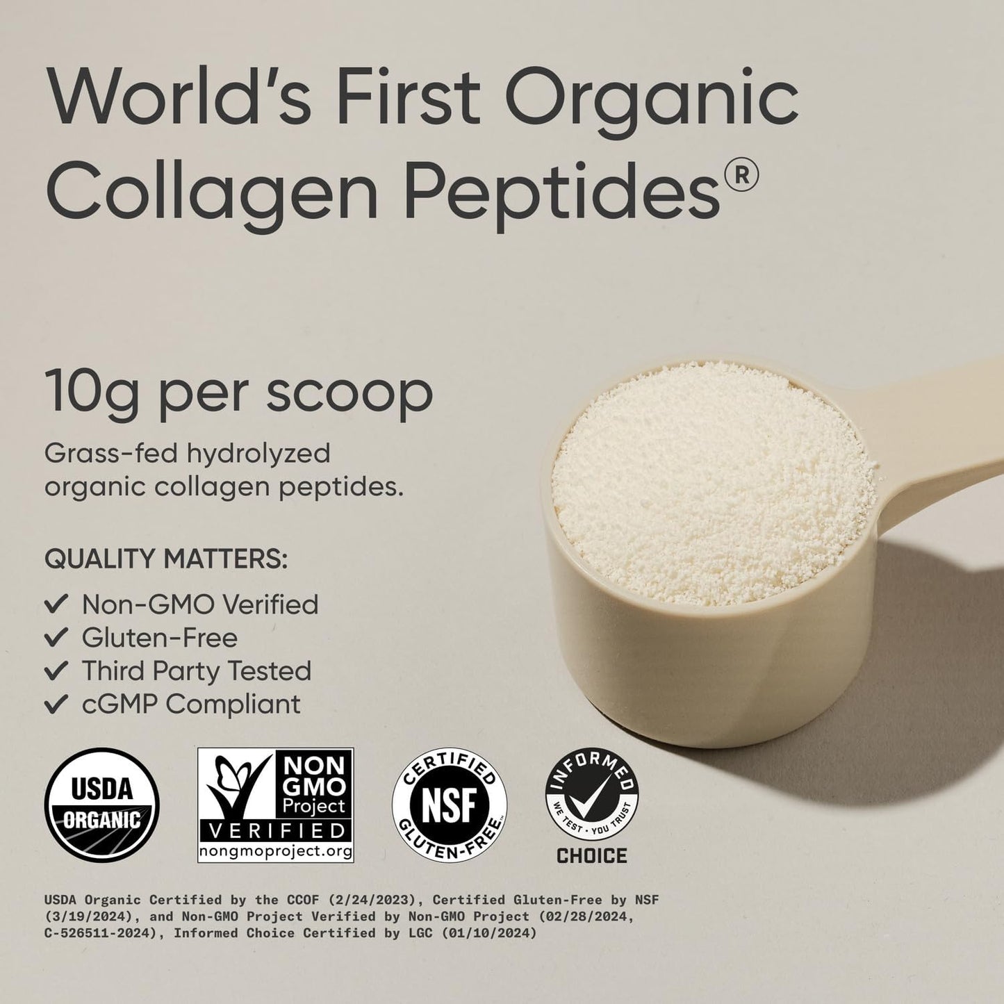 Sports Research Organic Collagen Peptides Unflavored - Nirvana Guru