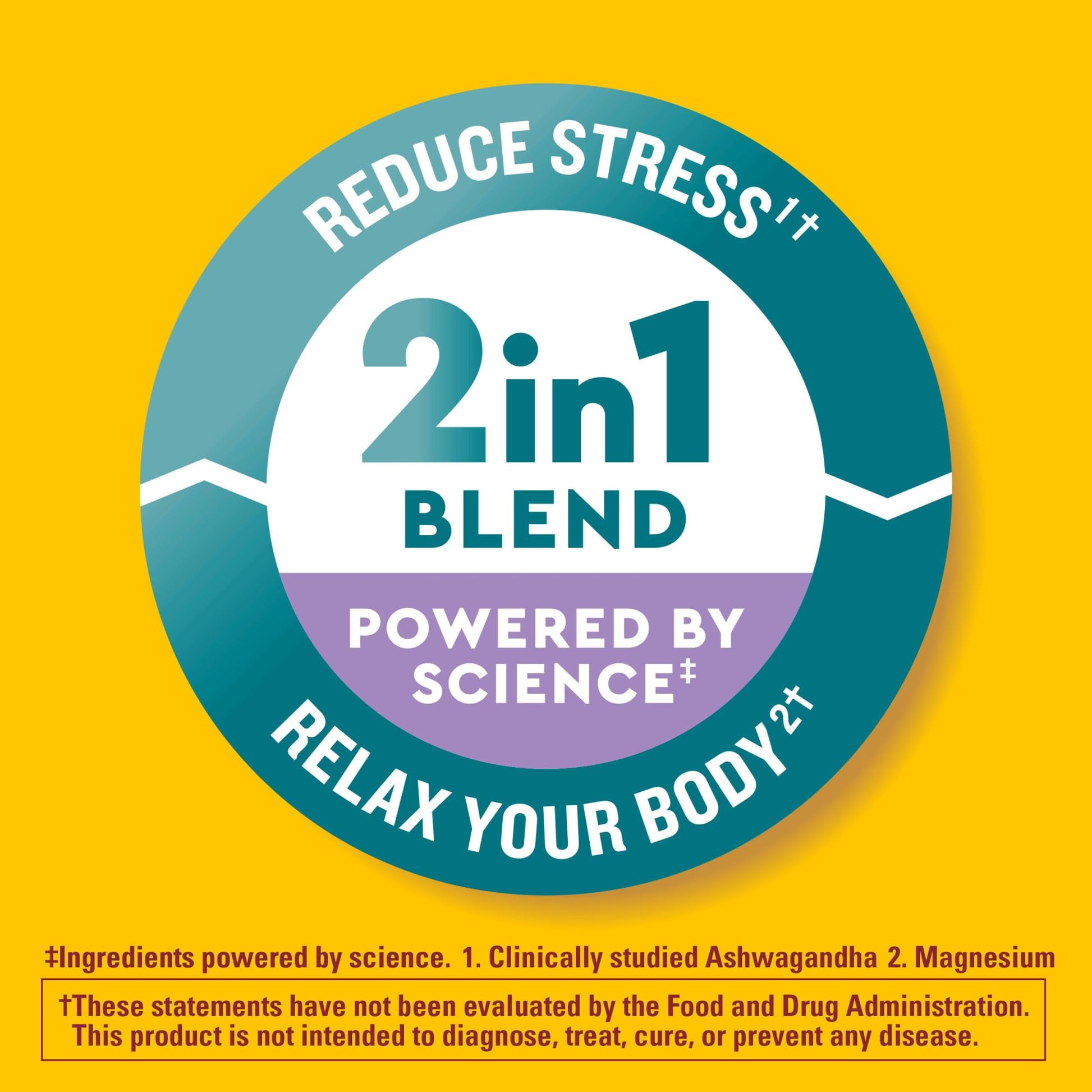 Nature Made Wellblends Calm & Relax, Ashwagandha 125mg, Magnesium 300 mg, 54 Vegetarian Capsules - Nirvana Guru