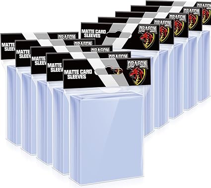 1000 Counts Card Sleeves Top Loaders for Trading Cards, Penny Soft Sleeves Baseball Card Sleeves Protectors Fit for Sports Cards, Football, Game Card nirvanaguru