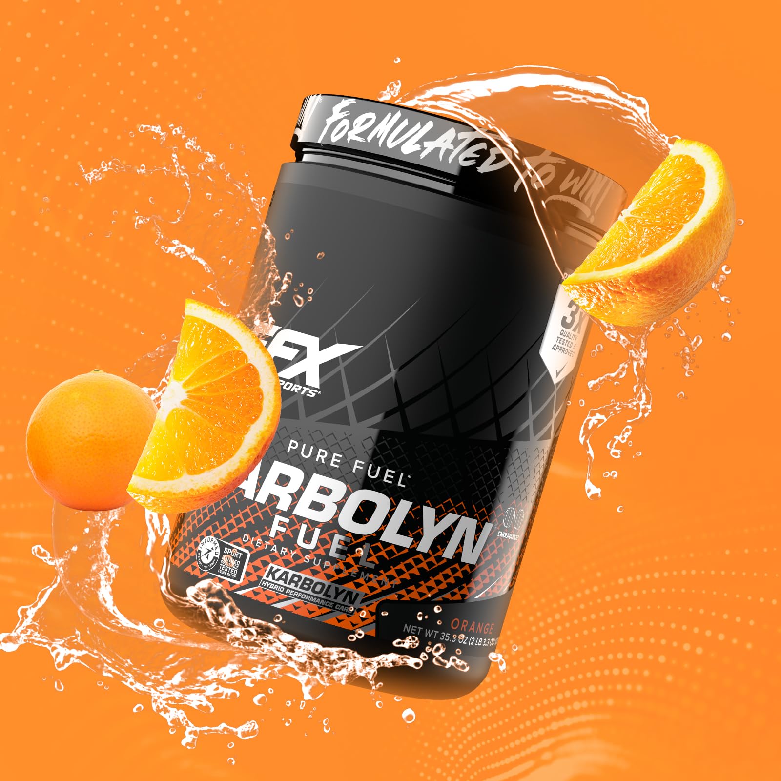 EFX Sports Karbolyn Fuel | Fast-Absorbing Carbohydrate Powder | Carb Load, Sustained Energy, Quick Recovery | Stimulant Free | 39 Servings (Neutral) Nirvana Guru