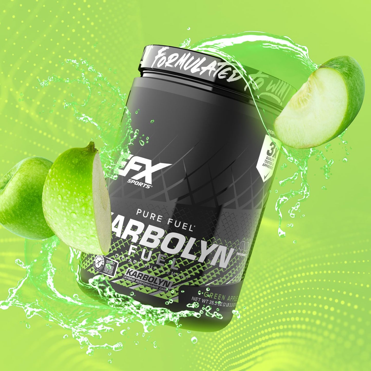 EFX Sports Karbolyn Fuel | Fast-Absorbing Carbohydrate Powder | Carb Load, Sustained Energy, Quick Recovery | Stimulant Free | 39 Servings (Neutral) Nirvana Guru