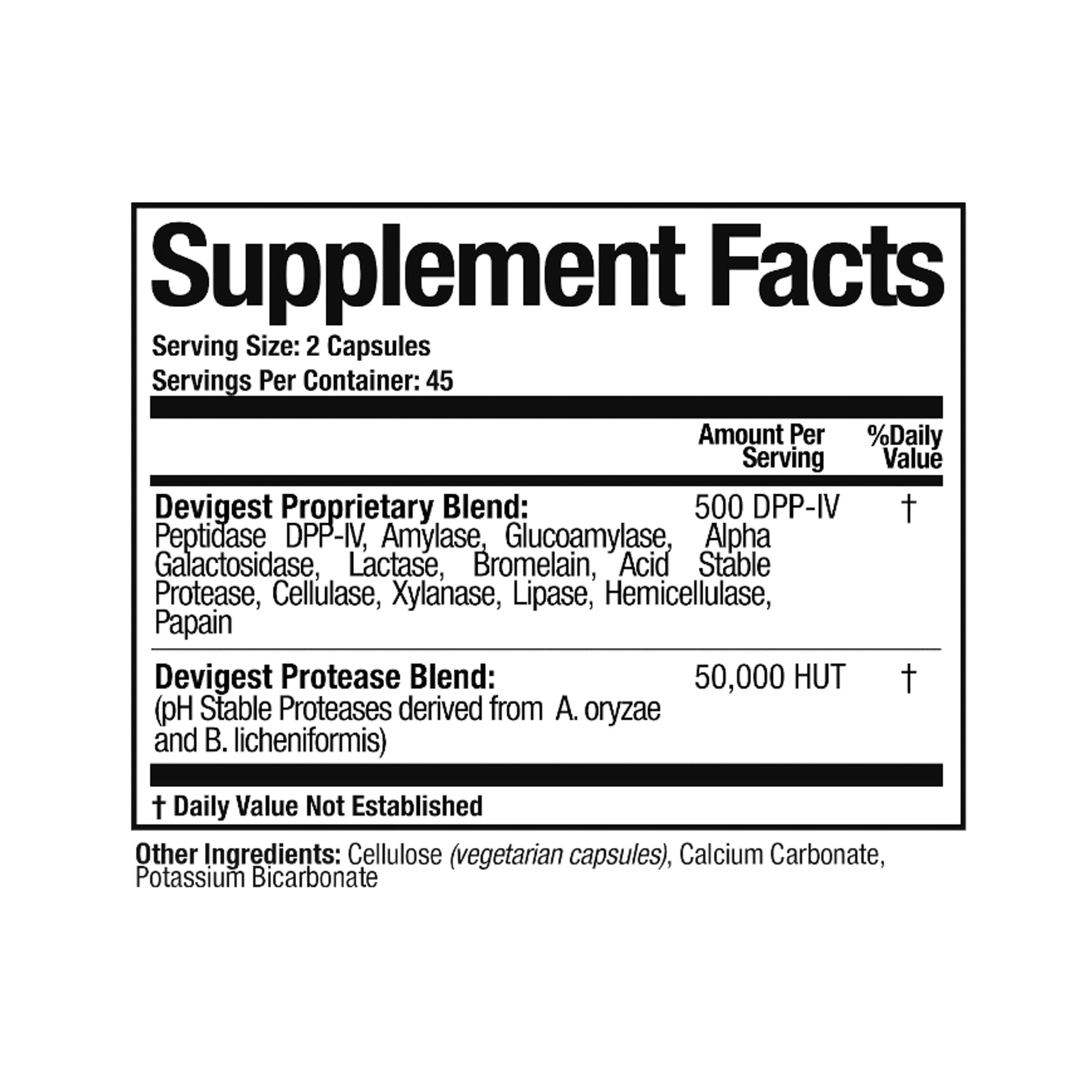 Arthur Andrew Medical - Devigest ADS, Advanced Digestive Support, Relief for Lactose Intolerance and Casein Sensitivities, Vegan, Non-GMO, 180 Capsules Nirvana Guru
