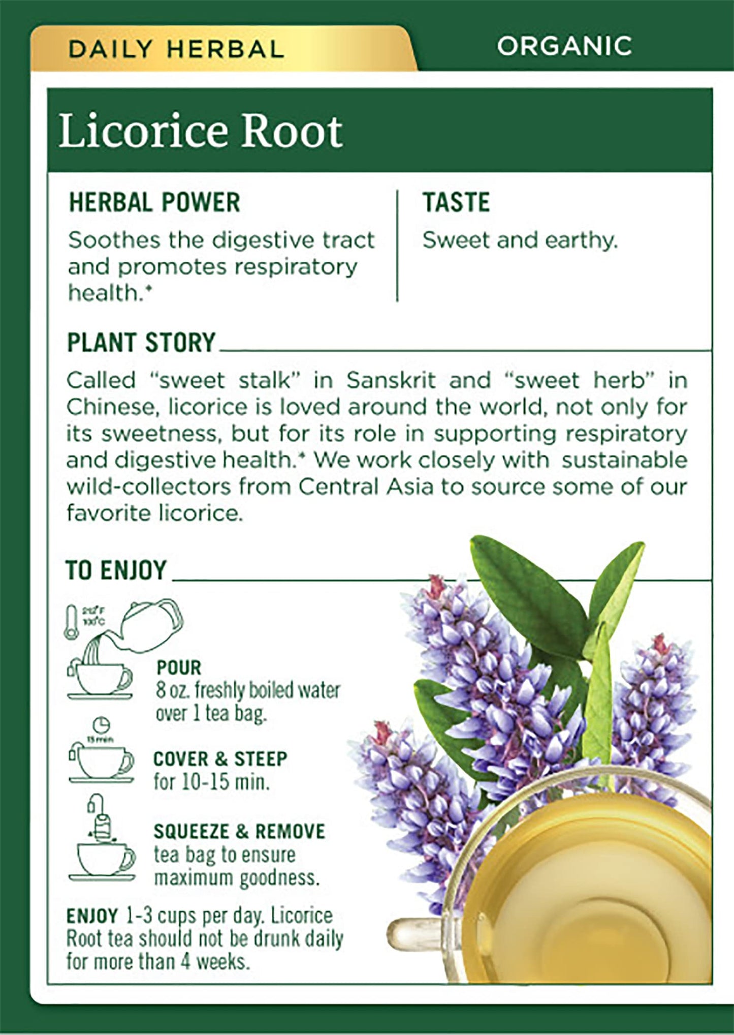 Traditional Medicinals Organic Red Clover, Caffeine Free, 16 Wrapped Tea Bags, 1.13 oz (32 g) - Nirvana Guru