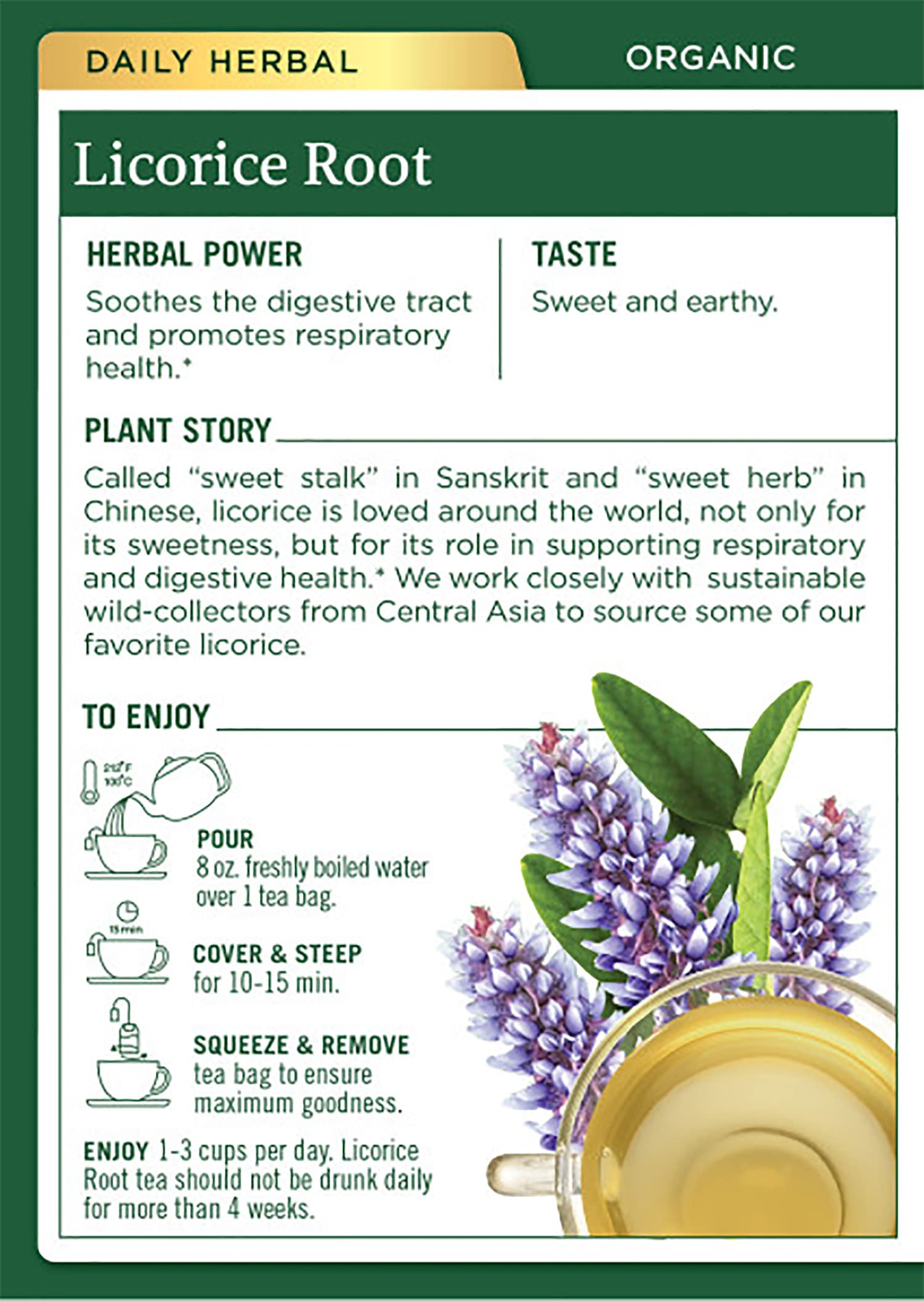 Traditional Medicinals Organic Red Clover, Caffeine Free, 16 Wrapped Tea Bags, 1.13 oz (32 g) - Nirvana Guru