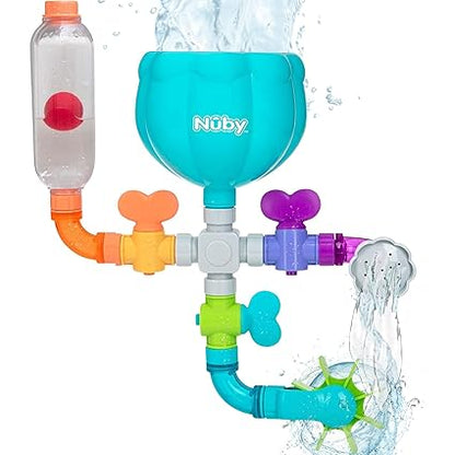 Nuby Wacky Waterworks Pipes Bath Toy - Baby Bathtub Toy with Interactive Features for Cognitive Development nirvanaguru