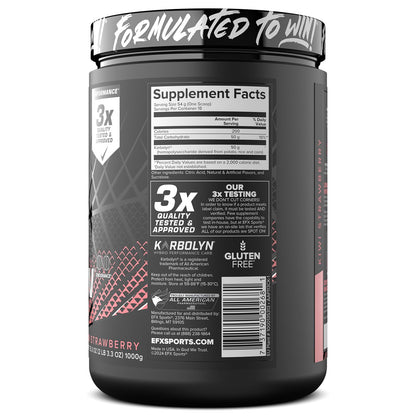 EFX Sports Karbolyn Fuel | Fast-Absorbing Carbohydrate Powder | Carb Load, Sustained Energy, Quick Recovery | Stimulant Free | 39 Servings (Neutral) Nirvana Guru