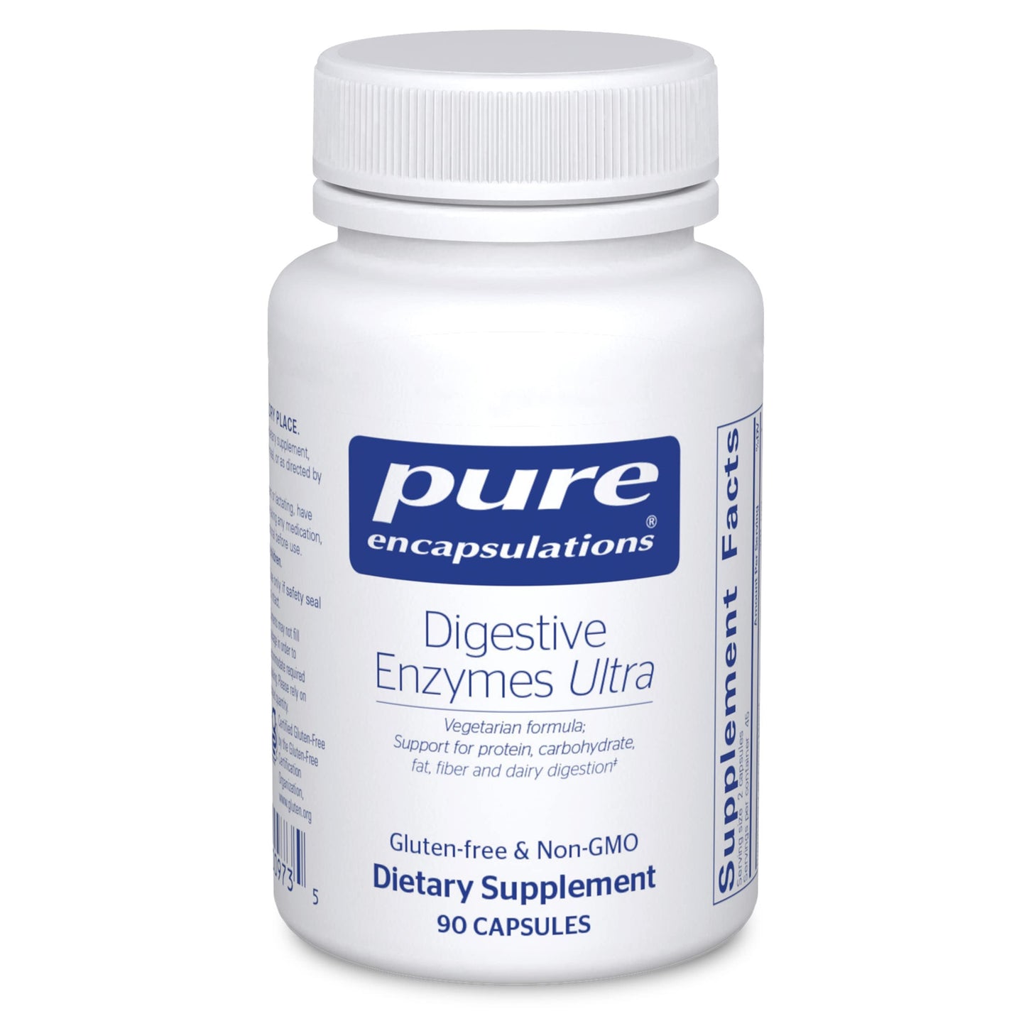 Pure Encapsulations Digestive Enzymes Ultra - Vegetarian Digestive Enzyme Supplement to Support Protein, Carb, Fiber, and Dairy Digestion* - 90 Capsules Nirvana Guru