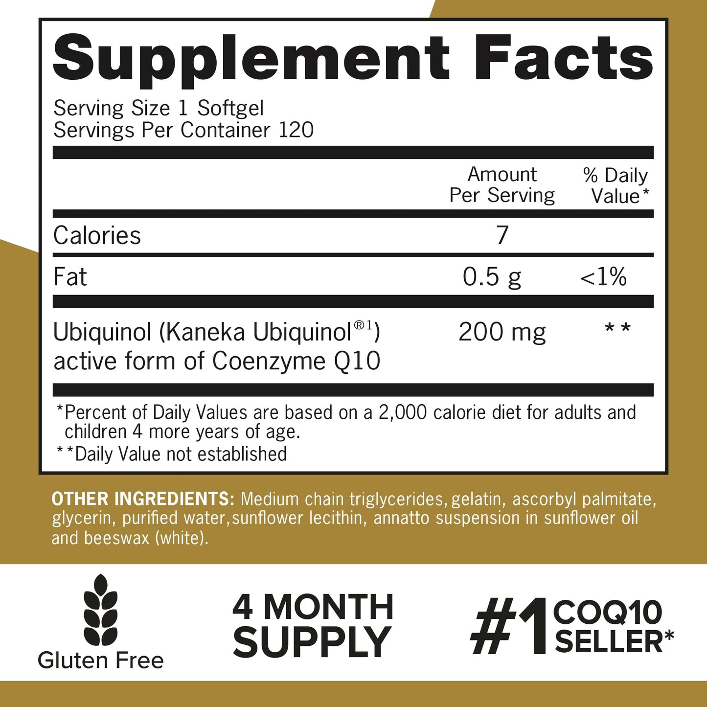 Qunol Ubiquinol CoQ10 200mg Softgels, Powerful Antioxidant for Heart and Vascular Health, Essential for Energy Production, Natural Supplement Active Form of CoQ10, 60ct Softgels Nirvana Guru