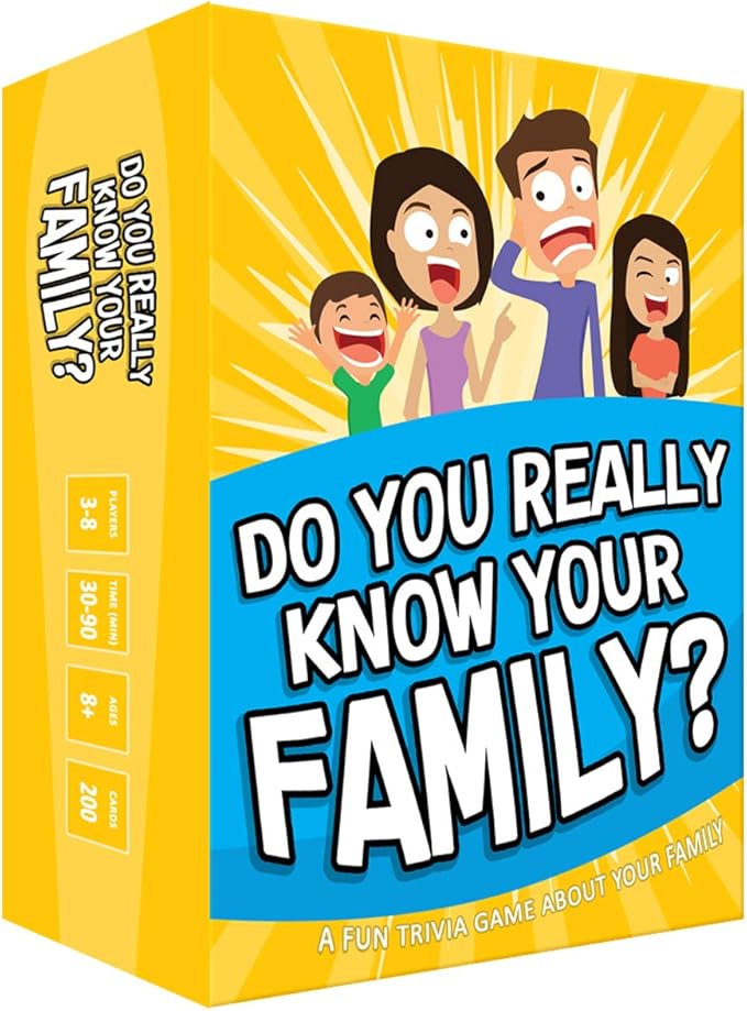 Do You Really Know Your Family? A Fun Family Game Filled with Conversation Starters and Challenges - Great for Kids, Teens and Adults nirvanaguru