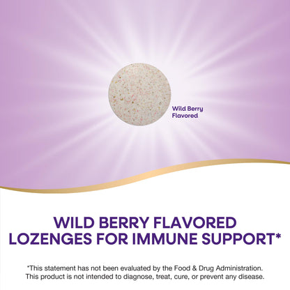 Nature's Way Zinc Lozenges with Vitamin C & Echinacea, Immune Support*, 23 mg of Zinc & 100 mg of Vitamin C per Serving, Wild Berry Flavored, 60 Lozenges (Packaging May Vary) - Nirvana Guru