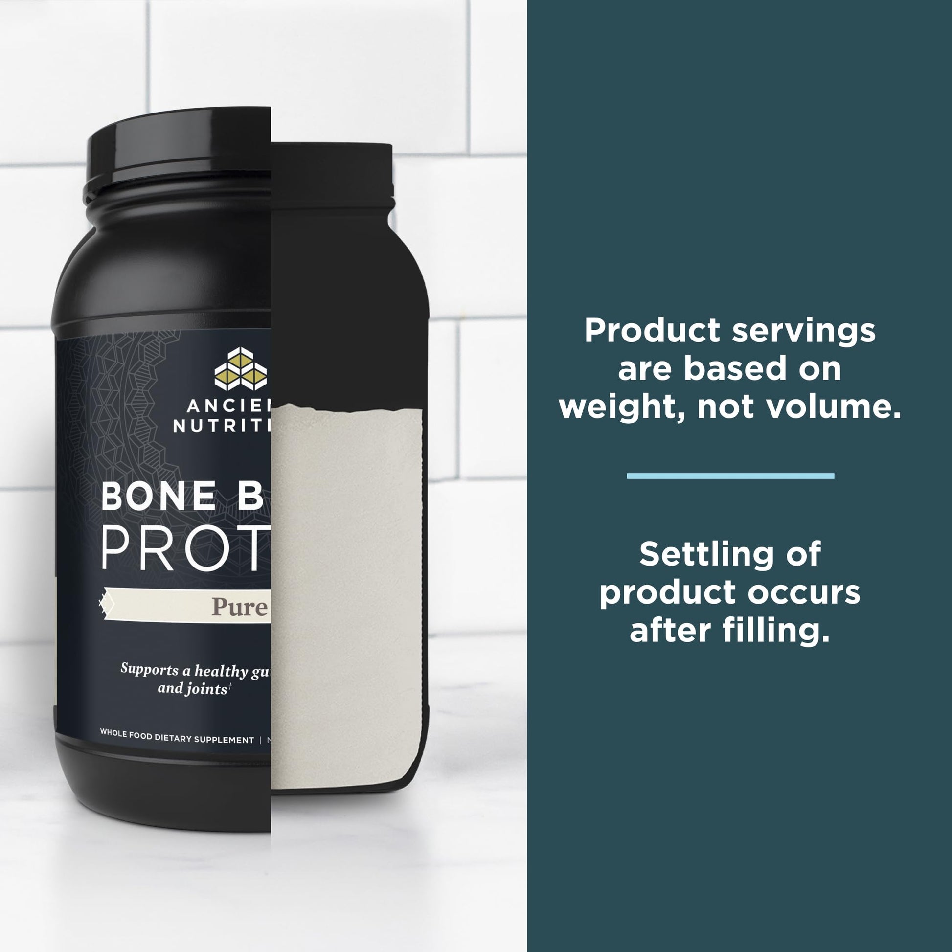 Ancient Nutrition Grass Fed, Cage Free, Bone Broth Protein Powder, 20g Protein, Hydrolyzed Collagen Peptides, Keto & Paleo Friendly, Supports Joint, Gut Health, Vanilla, 40 Servings - Nirvana Guru