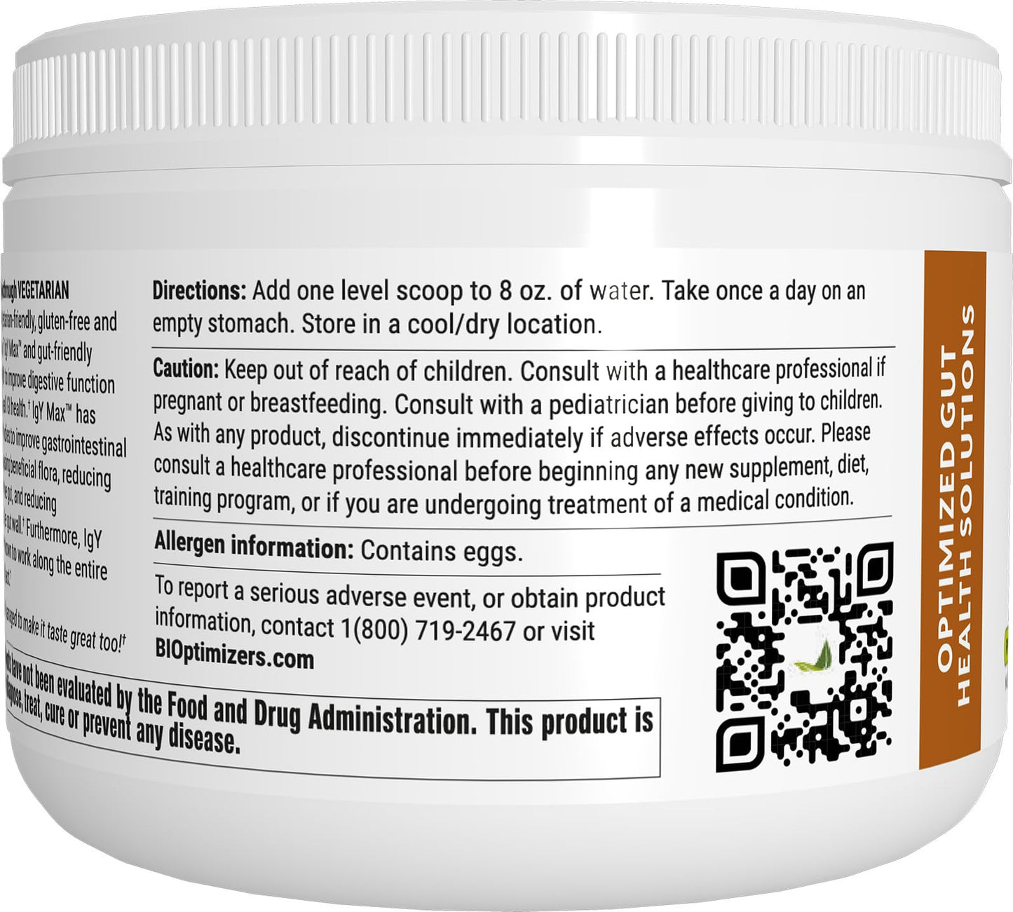 Microbiome Breakthrough Repair Powder - Vegetarian Vanilla - Contains Probiotics for Men and Women - Gas & Bloating Relief - GI Revive - Improves Gut Health - 30 Servings - 150g Nirvana Guru