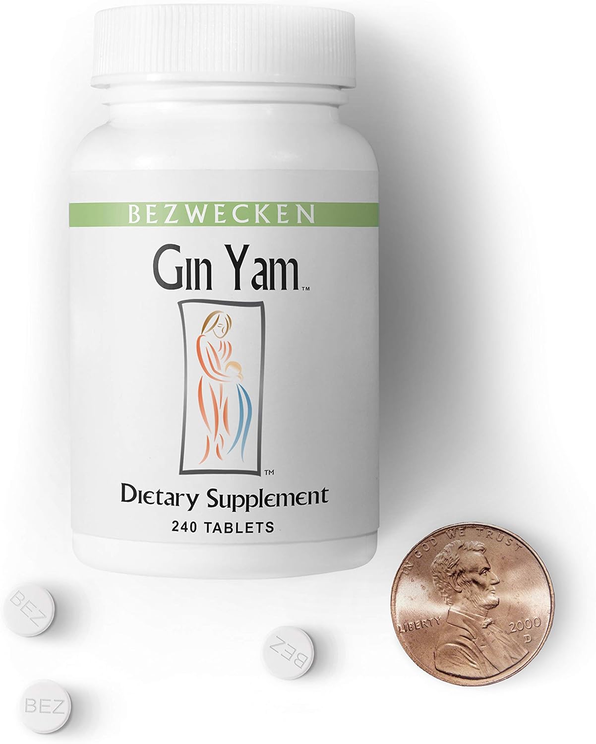 Bezwecken – Gin Yam - 240 Tablets - Professionally Formulated Menopausal Symptom Support for Reduced Night Sweats, Boosted Energy & Increased Stamina Nirvana Guru