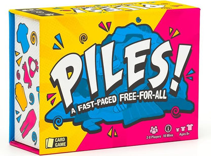Piles – Card Games – Family Games – for Kids 8 and Up – for Adults – Family Game Night – Travel & Memory Game – Party Games – 10 Mins nirvanaguru