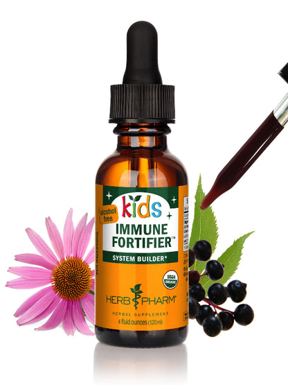 Herb Pharm Kids Certified-Organic Alcohol-Free Immune Fortifier Liquid Herbal Formula, 1 Ounce - Nirvana Guru
