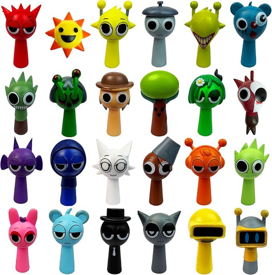 Action Figures Mystery Box,Mystery Box,Office Room Figurine Decor for Adults (Colorful-24Pcs) nirvanaguru