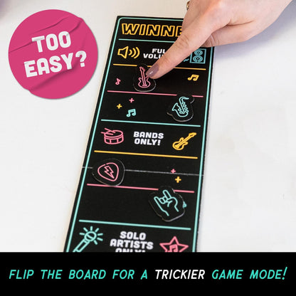 Lucky Egg Official Grab The Mic – Family Karaoke Board Game w/Foam Mic, 8+ Ages, 2-10 Players - Games for Bad Singers w/ 250 Lyrics (125 Cards) for Hilarious Game Nights & Birthday Party, Kids Gift Nirvana Guru