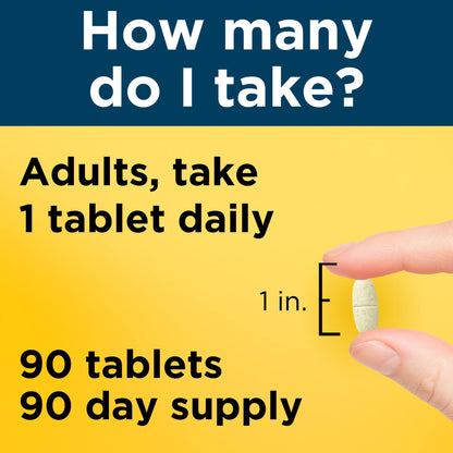 Nature Made Multivitamin For Him with No Iron, Mens Multivitamins for Daily Nutritional Support, Multivitamin for Men, 90 Tablets, 90 Day Supply - Nirvana Guru