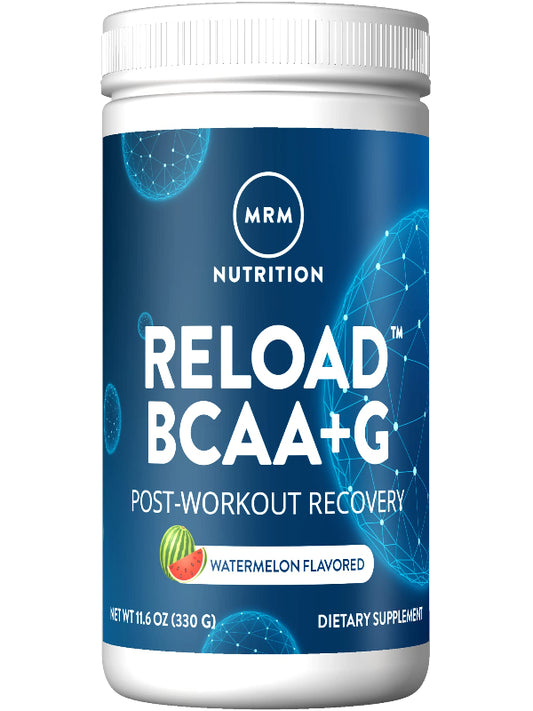 MRM Nutrition Reload BCAA+G Post-Workout Recovery| Island Fusion Flavored| 9.6g Amino Acids| with CarnoSyn®| Muscle Recovery| Keto Friendly| 26 Servings - Nirvana Guru