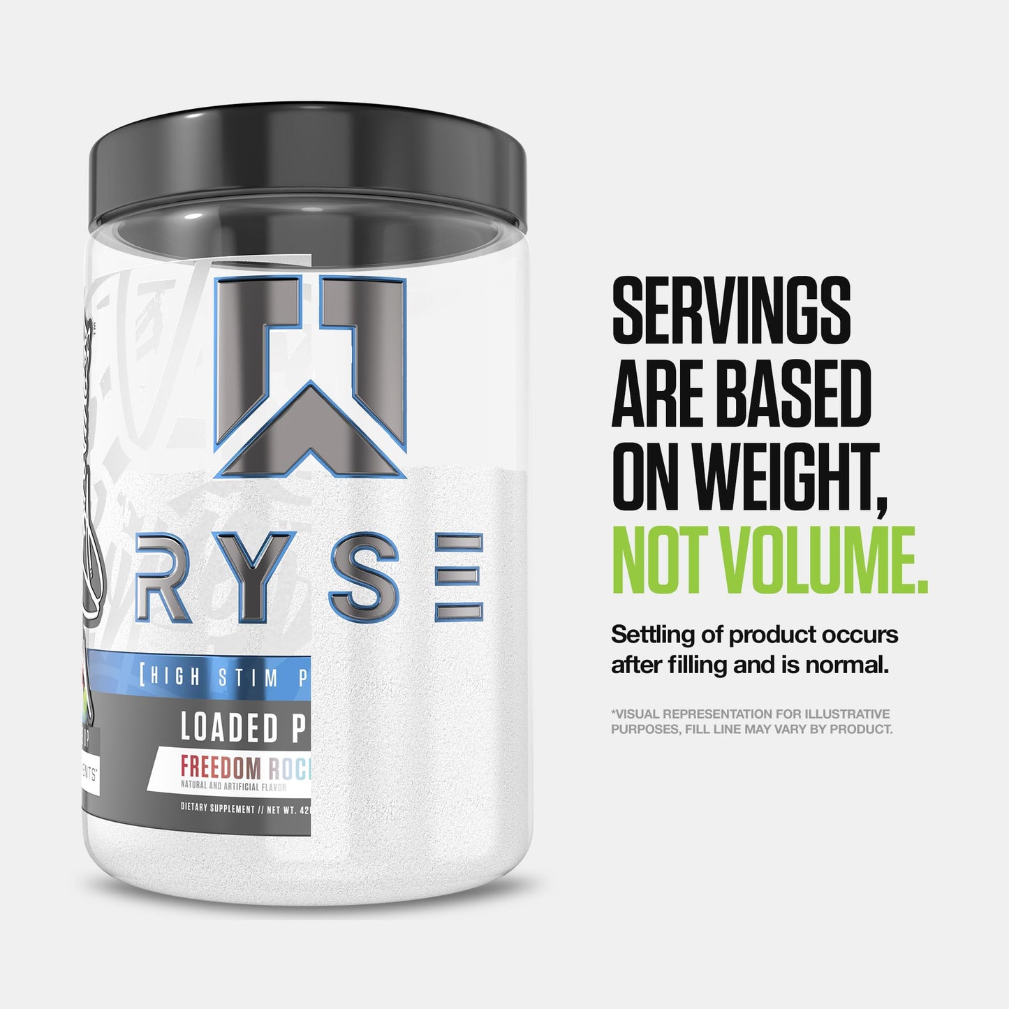 RYSE Loaded Pre Workout Powder - Ring Pop Cherry - Daily Pre-Workout for Men & Women with 325mg Caffeine, Beta Alanine, and Citrulline for Pump, Focus, and Energy - 30 Servings Nirvana Guru