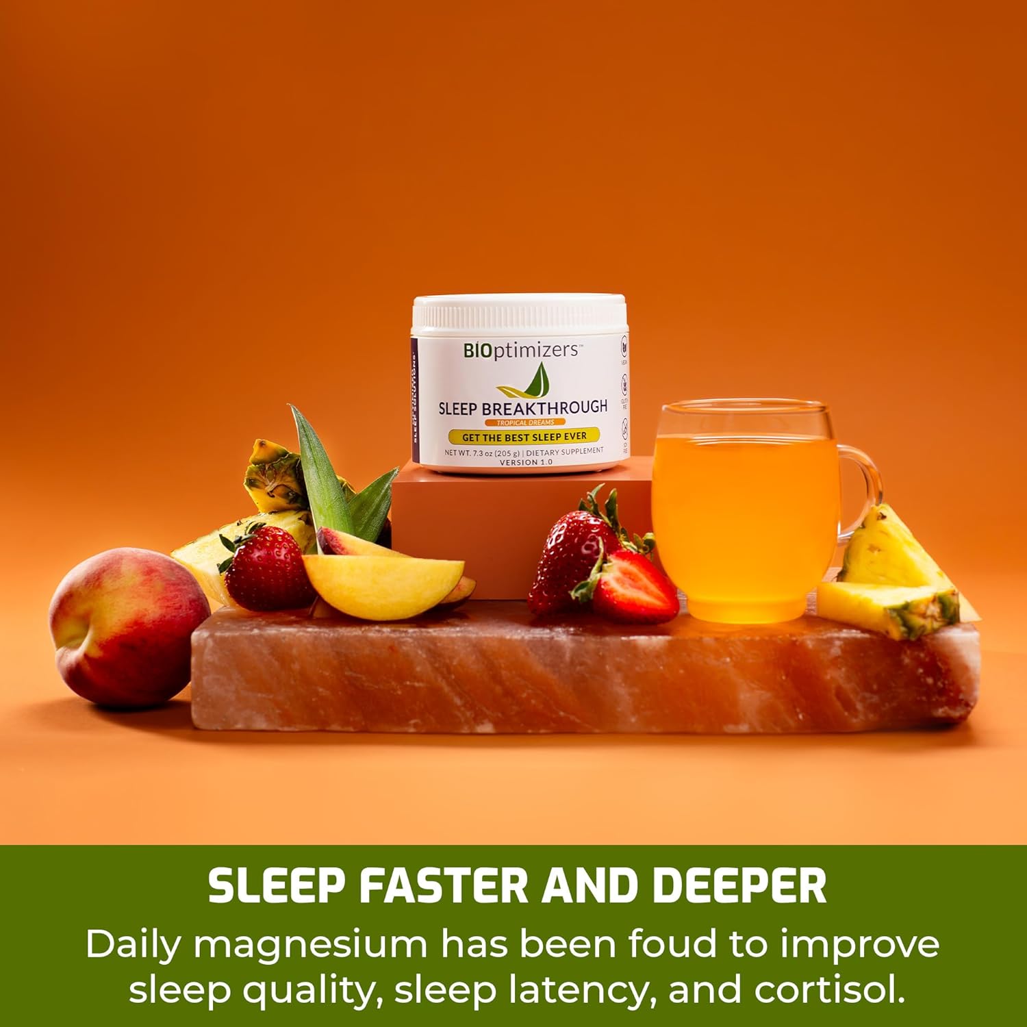 BIOptimizers Sleep Breakthrough Powder – Tropical Dreams & Blueberry Bundle – Natural Sleep Support Supplement – 405g Total Nirvana Guru