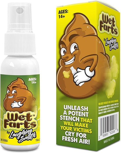 Laughing Smith - Wet Farts - Potent Stink Spray - Extra Strong Stink - Hilarious Gag Gifts & Pranks for Adults or Kids - Prank Stink Stuff - Non Toxic - Smells Like Really 'Bad' Gas nirvanaguru