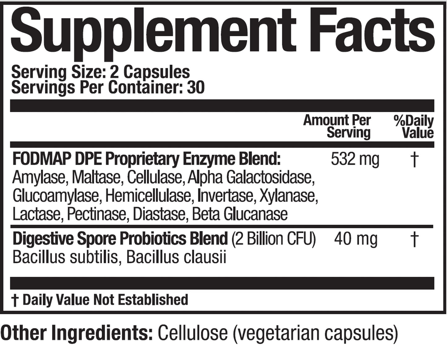 Arthur Andrew Medical - FODMAP DPE, Digestive Probiotics and Enzymes, Relief for FODMAP Intolerance and Highly Fermentable Foods, Vegan, Non-GMO, 180 Capsules Nirvana Guru