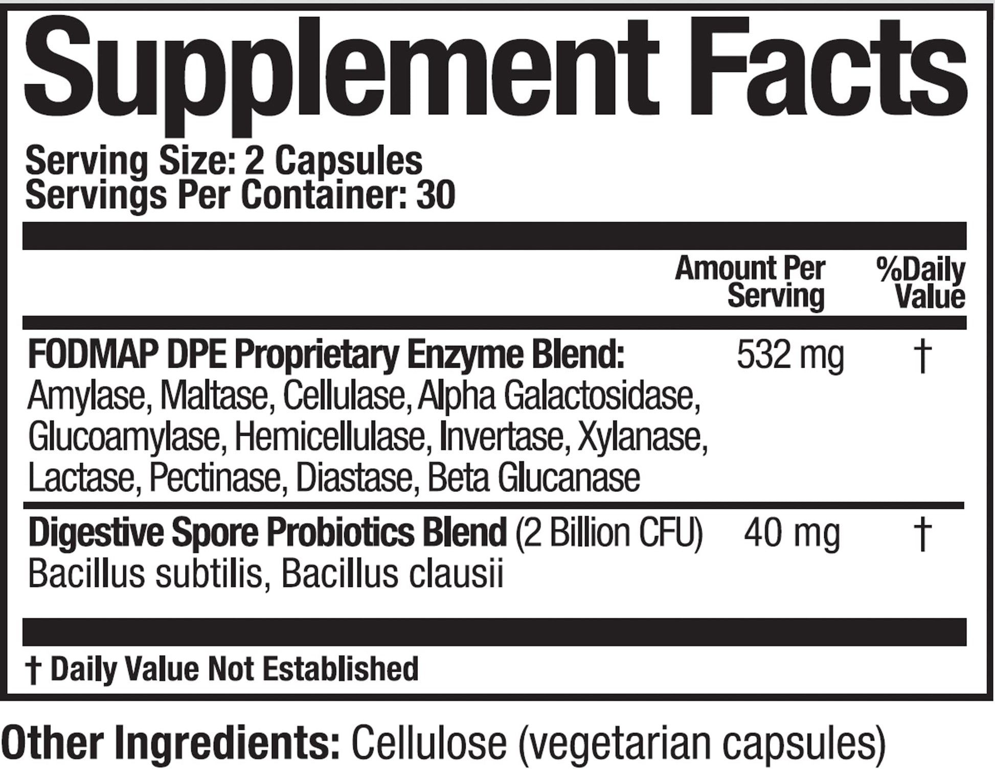 Arthur Andrew Medical - FODMAP DPE, Digestive Probiotics and Enzymes, Relief for FODMAP Intolerance and Highly Fermentable Foods, Vegan, Non-GMO, 180 Capsules Nirvana Guru