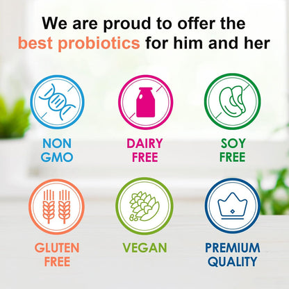 Probiotics 120 Billion CFUs 18 Strains, 3 Prebiotics & Digestive Enzymes for Men Women,Digestive & Immune Support,Shelf Stable Non-GMO 60 Capsules Nirvana Guru