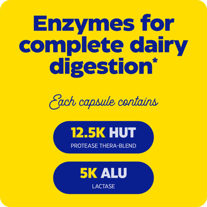 Enzymedica, DairyAssist, Digestive Enzymes for Complete Dairy Digestion & Lactose Intolerance, 30 Count - Nirvana Guru