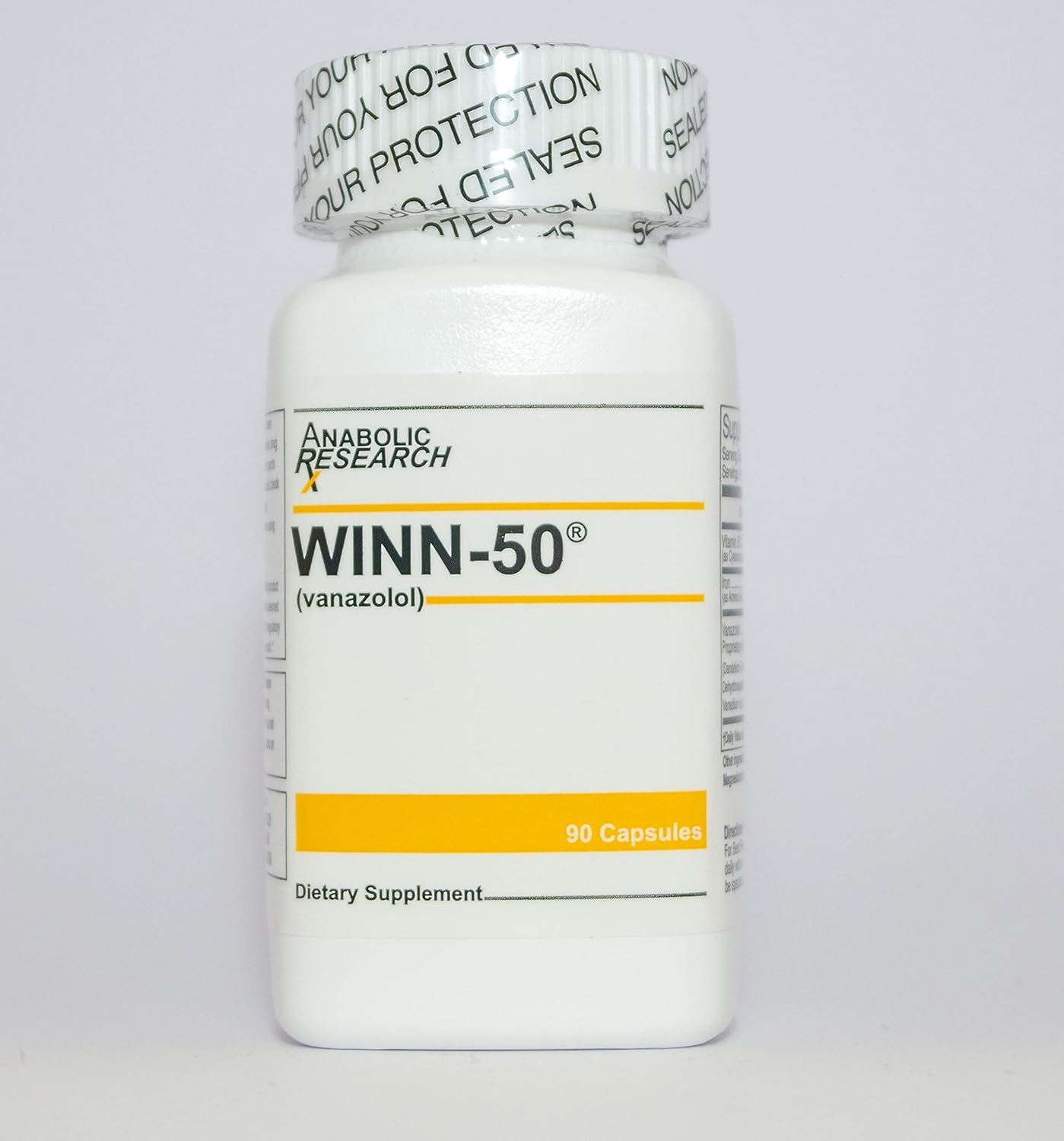 Winn-50 - Lean Physique, Strength, Definition and Improved Athleticism - 90 Capsules - 1 Month Supply Nirvana Guru