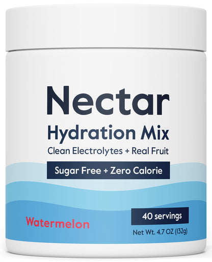 Nectar Hydration Packets - Electrolytes Powder Packets - Sugar Free & 0 Calorie - Organic Fruit Liquid Daily IV Hydrate Packets for Dehydration Relief & Rehydration (Tropical 30 Pack) - Nirvana Guru