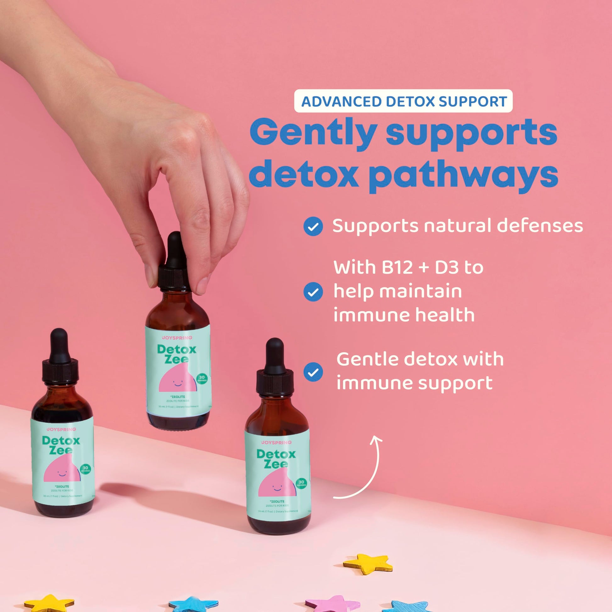 JoySpring Zeolite Drops for Kids – Natural Berry Flavor with Vitamin D3 – Supports Wellness & Everyday Vitality – 30-Day Supply Nirvana Guru