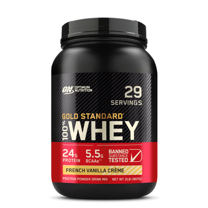 Optimum Nutrition Gold Standard 100% Whey Protein Powder, Double Rich Chocolate, 2 Pound (Packaging May Vary) - Nirvana Guru