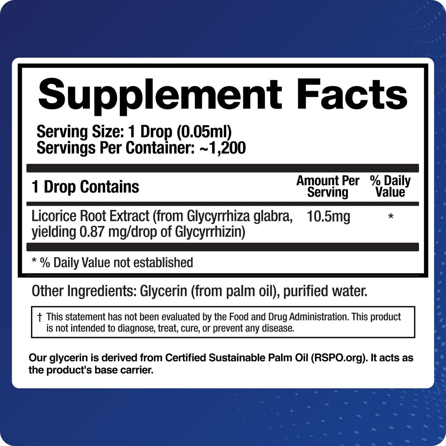 BioMatrix Licorice Root Extract (1200 Drops 2 fl. oz) More Active Ingredient Than Competing Brands (0.87 mg Glycyrrhizin per Drop), Less Doses Needed, Concentrated, Raise Cortisol, Energy Nirvana Guru