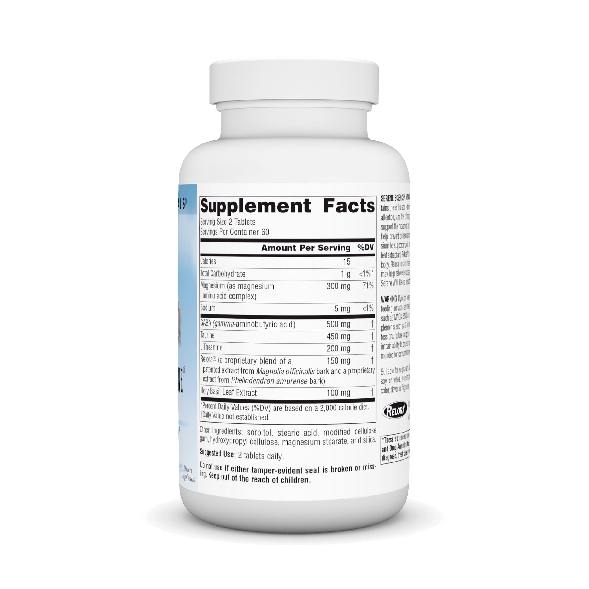 Source Naturals Theanine Serene with Relora, Calm Mind and Body* - 120 Tablets - Nirvana Guru