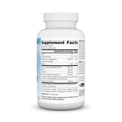 Source Naturals Theanine Serene with Relora, Calm Mind and Body* - 120 Tablets - Nirvana Guru