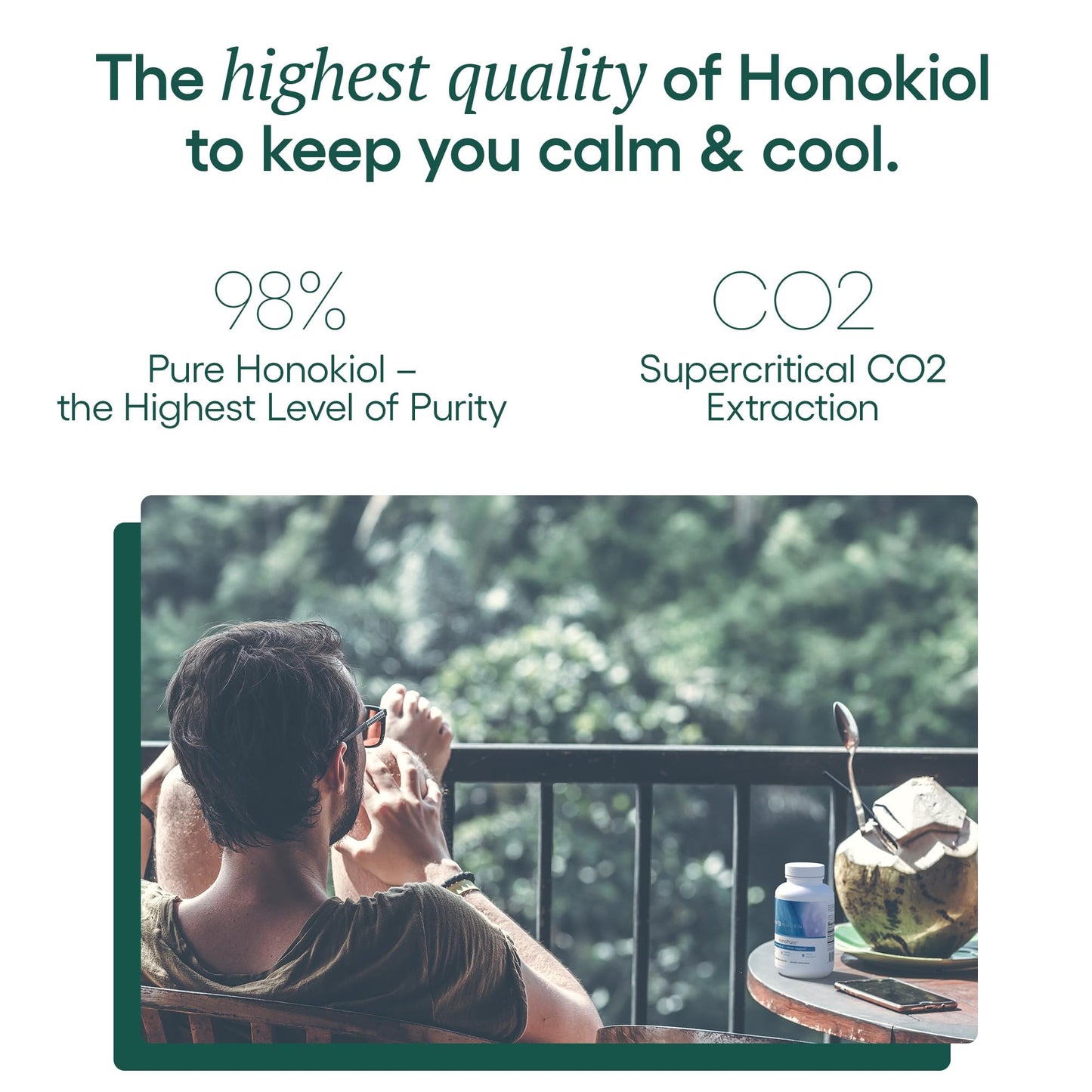 EcoNugenics – HonoPure – 120 Capsules | Professionally Formulated with 98% Pure Honokiol | Supports Cellular, Neurological & Cognitive Health | Safe, Effective & Highly Regarded Antioxidant - Nirvana Guru