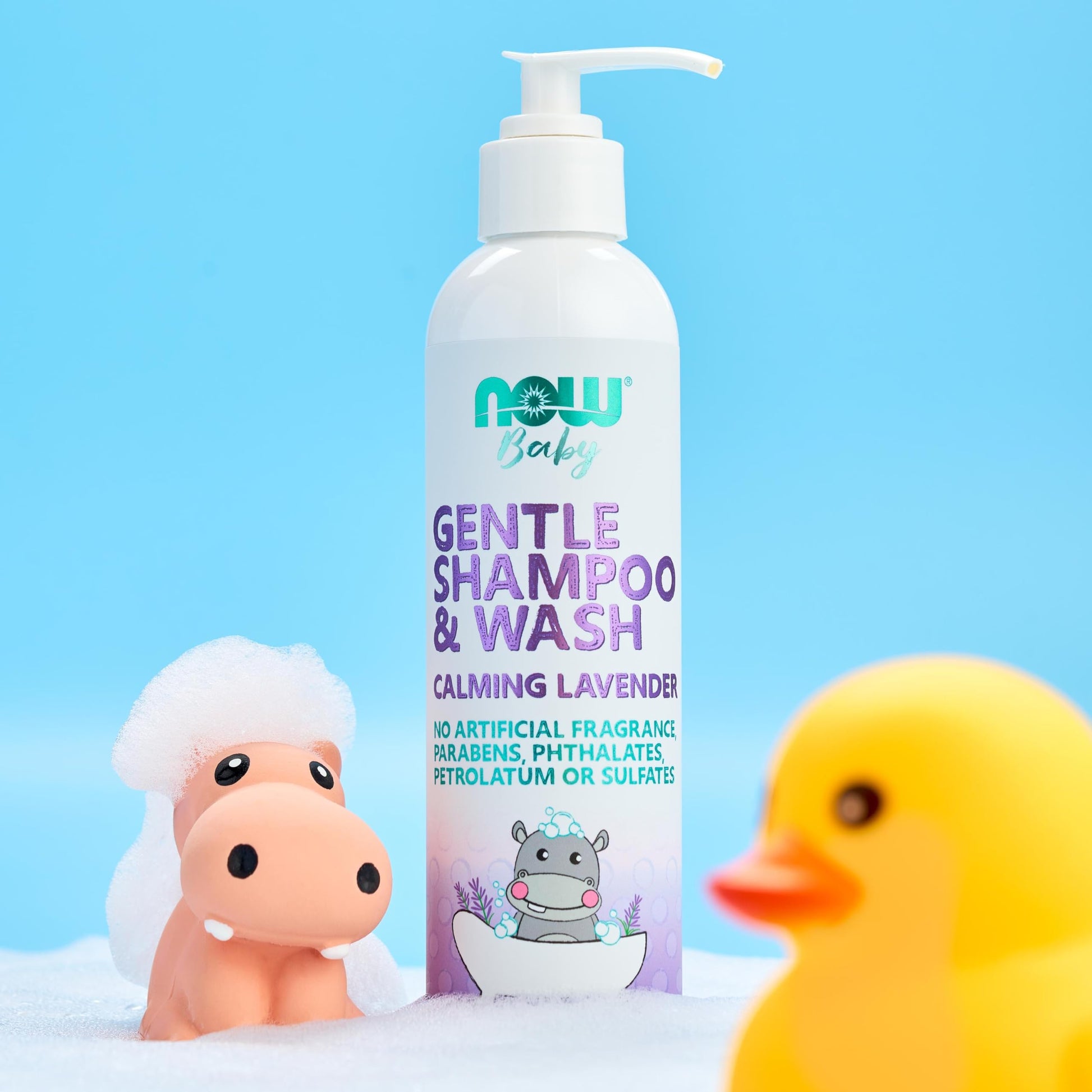 NOW Foods Baby, Gentle Shampoo and Wash, Calming Lavender, Paraben Free, 8 Fluid Ounces - Nirvana Guru