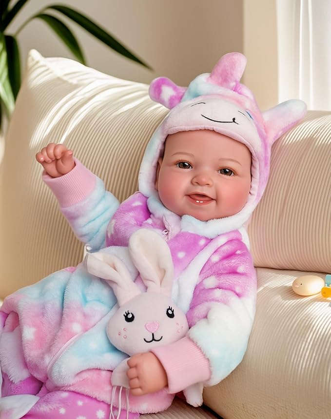 BABESIDE Baby Dolls, 17inch Large Realistic Cute Soft Body Baby Doll Real Life Baby Dolls with Accessories for 3+ Year Old Girls Gifts, Pretend Play, Collection Nirvana Guru