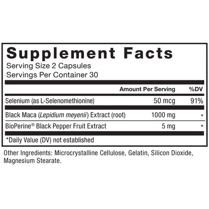 Force Factor Maca Max, Maca Root Capsules to Maximize Vitality & Performance, Made with Black Maca, Red Maca, & Yellow Maca Powder, Maca Root Powder, 2000mg, 120 Capsules