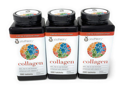 Youtheory Collagen Plus Biotin, 390 Tablets - Nirvana Guru