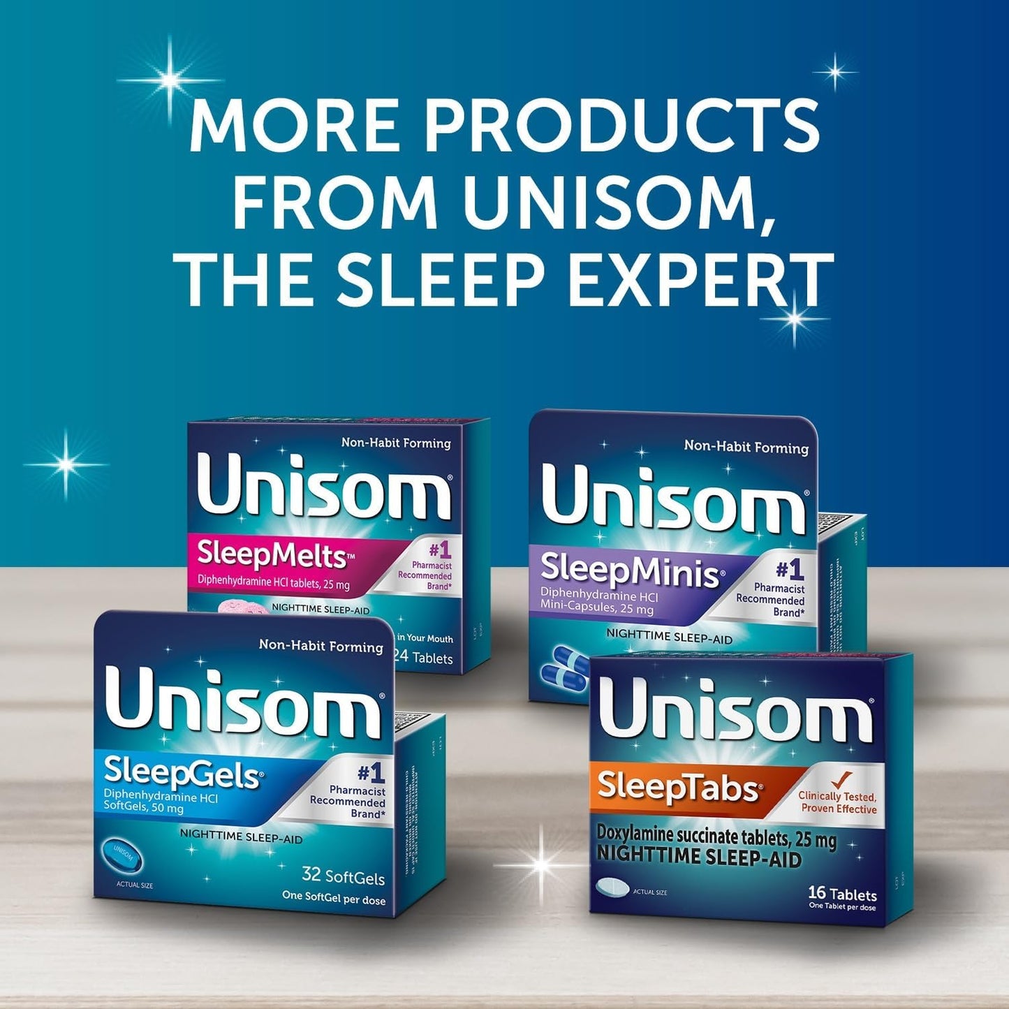 Unisom SleepTabs, Nighttime Sleep-aid, Doxylamine Succinate, 80 Tablets Nirvana Guru